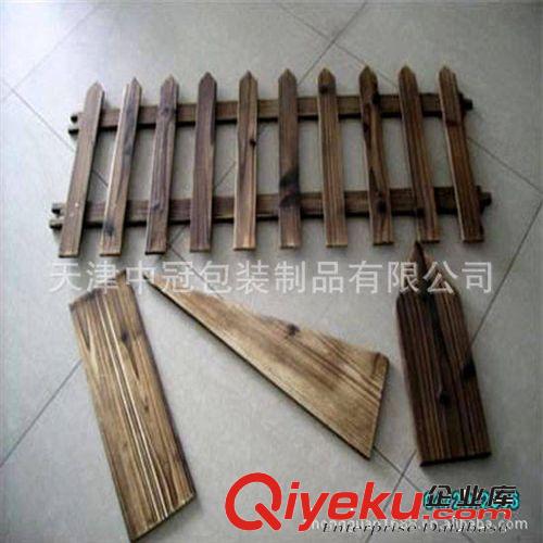 【專業(yè)生產(chǎn)】松木炭化木 天津防腐木　定做加工及安裝原始圖片2