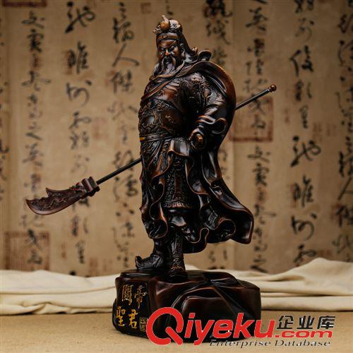 家居裝飾 鎮宅招財 禮品擺件  關圣帝君 關帝樹脂工藝品原始圖片2