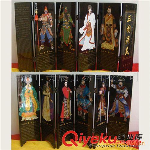 商務(wù)禮品 出國禮品 漆器小屏風(fēng) 三國演義 （更多其他不同產(chǎn)品）原始圖片2