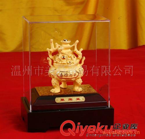 千足鑄金擺件 商務(wù) 送禮 開業(yè)吉慶 一帆風(fēng)順絨沙金