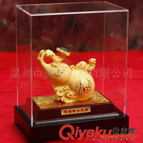 千足鑄金擺件 婚慶禮品 商務擺件 吉祥如意絨沙金