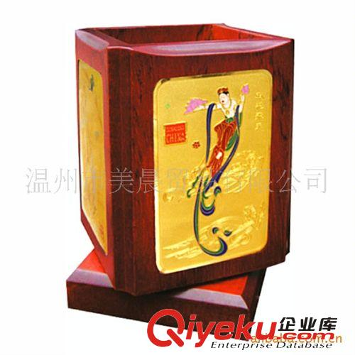 商務禮品 企業znq典會議紀念品定制logo 木質筆筒名片盒套裝原始圖片2