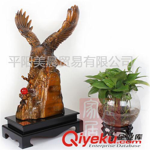 樹脂工藝品廠家批發(fā) 家居飾品招財擺件商務(wù)開業(yè)禮品 大展宏圖鷹原始圖片3