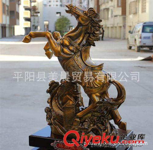 大號家居裝飾客廳室內(nèi)擺件批發(fā) 樹脂工藝品 開業(yè)禮品 長城 馬原始圖片2