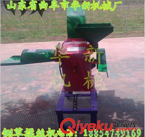 小型鍘草機，鍘草粉碎機，家用單相電使用的飼料加工鍘草機原始圖片2