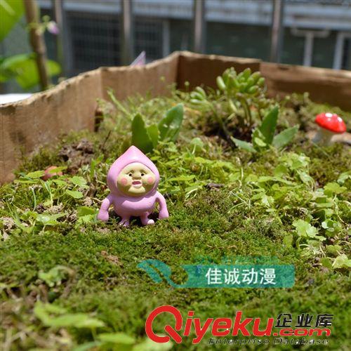 8款農(nóng)場精靈 苔蘚微景觀生態(tài)瓶擺件 屁桃君 多肉微景觀配飾素材