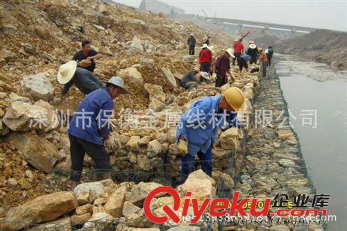 云南普洱水利工程河渠襯砌采用石籠網(wǎng)做擋土墻原始圖片2