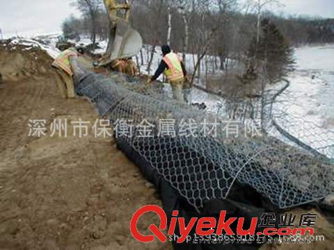 云南普洱水利工程河渠襯砌采用石籠網(wǎng)做擋土墻原始圖片3