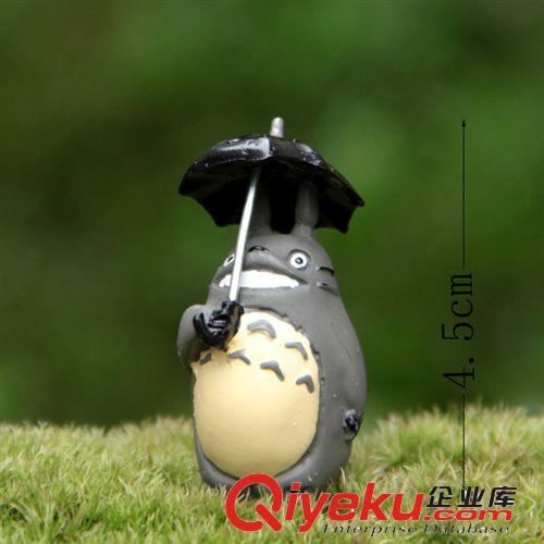 宮崎駿經典場景公交站雨衣小梅打傘龍貓微景觀盆栽花插園藝飾物B原始圖片3