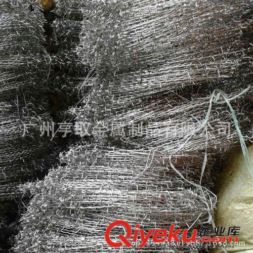 熱鍍鋅帶刺鐵絲繩 201不銹鋼鋼絲刺繩 可定做特殊形狀的帶刺刺繩