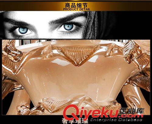 廠家批發(fā)歐式吊燈 1K79A潔玉簡(jiǎn)歐臥室餐廳吊燈客廳酒店新款燈飾原始圖片2