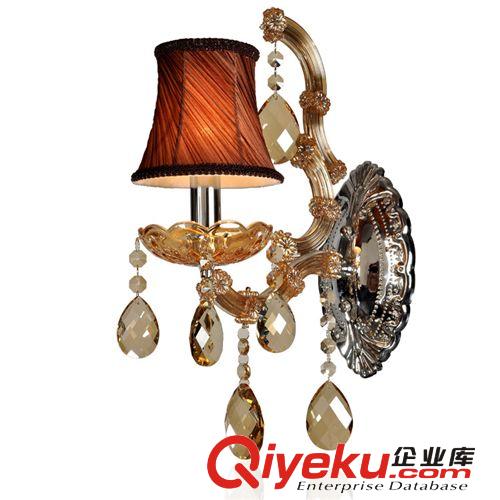 【企業(yè)集采】現(xiàn)代歐式過道床頭現(xiàn)代水晶壁燈單頭雙頭簡約燈飾DS87