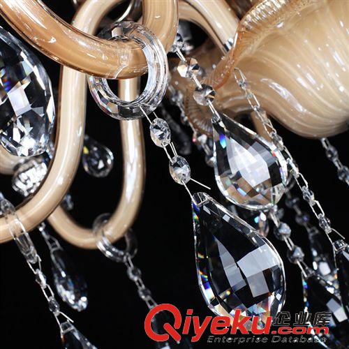 【廠家直供】現(xiàn)代歐式水晶燈簡約水晶吊燈具酒店客廳燈具燈飾DS21原始圖片3