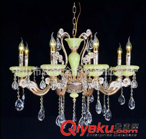 鋅合金五金燈飾 金屬水晶吊燈 現(xiàn)代歐式客廳餐廳臥室燈具廠家批發(fā)原始圖片2