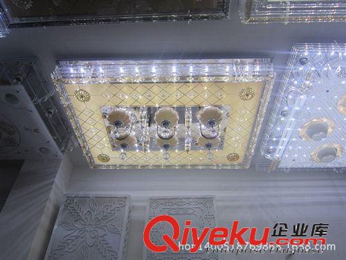 led平板水晶燈 現(xiàn)代簡約吸頂燈長方形 led新款臥室吸頂燈一件代發(fā)原始圖片3