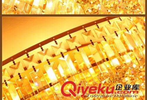 吸頂燈 黃色水晶燈 傳統蛋糕水晶客廳燈 酒店非標工程燈具一件代