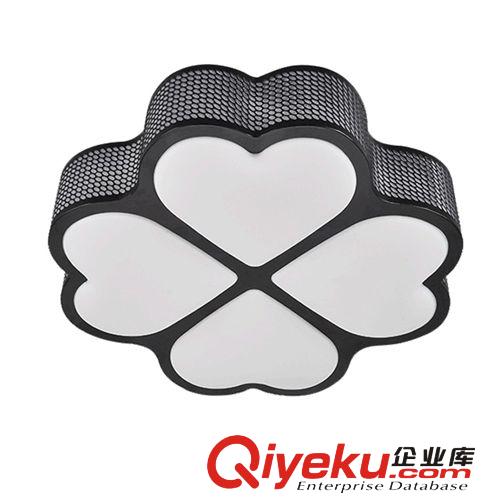 led亞克力吸頂燈 鐵藝臥室燈 心心相印兒童燈 四葉草現(xiàn)代簡約燈