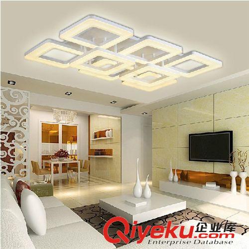 現(xiàn)代吸頂燈 LED客廳臥室燈具 長(zhǎng)方形壓克力餐廳陽(yáng)臺(tái)燈飾 新品包郵原始圖片2