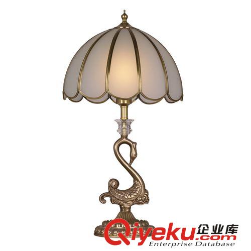 廠家自主研發(fā) 批發(fā) 臺燈床頭燈 書房客房燈 歐式美式全銅錫焊燈原始圖片2