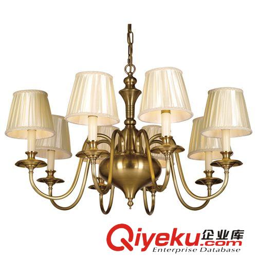 2014自主研發新款 歐式美式吊燈 全銅錫焊燈 客廳臥室餐廳吊燈原始圖片2