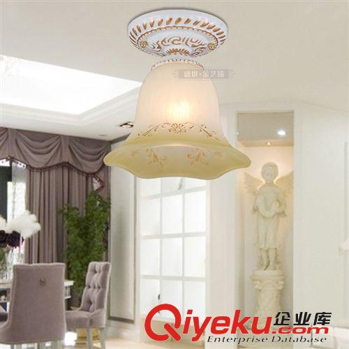廠家批發(fā)燈具燈飾 鋅合金歐式吸頂燈 臥室過道玄關(guān) 天花燈