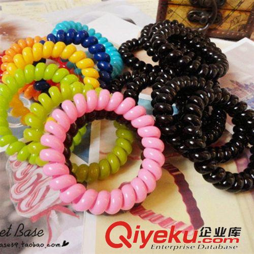 韓國(guó)飾品無(wú)接縫皮筋發(fā)圈發(fā)繩韓版流行發(fā)飾品頭飾毛巾圈毛巾繩盒裝