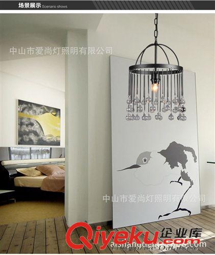 美式鄉村過道門廳一級水晶玻璃吊燈餐廳吧臺燈具簡約地中海燈飾