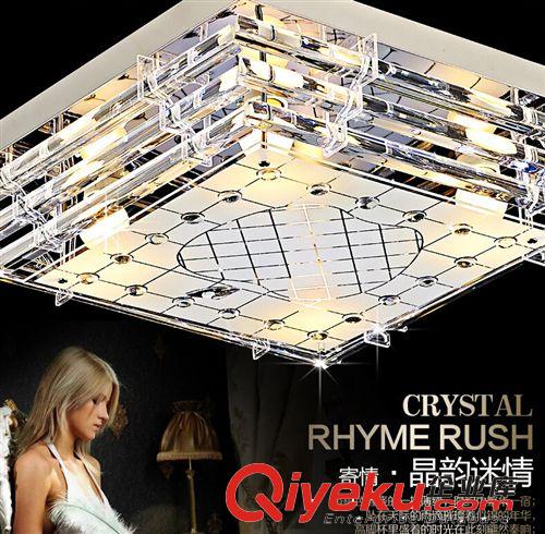 特價批發品質{yl}吸頂LED吸頂燈臥室房間燈方形吸頂燈玻璃吸頂燈原始圖片3