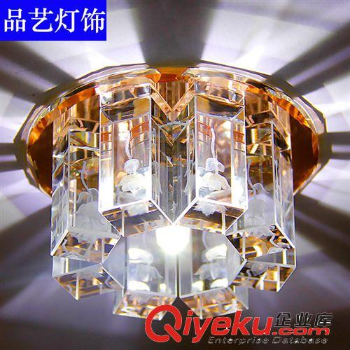 現代簡約led水晶過道燈玄關燈 吸頂燈走廊燈門廳燈陽臺燈客廳燈具原始圖片2