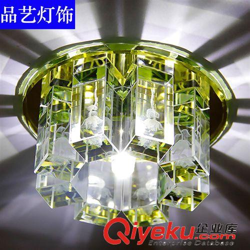 現代簡約led水晶過道燈玄關燈 吸頂燈走廊燈門廳燈陽臺燈客廳燈具原始圖片3