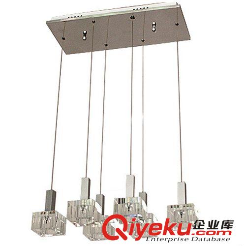 現代簡約LED水晶餐吊燈品源個性飯廳樓梯吊線燈飾燈具zp吧臺燈原始圖片3