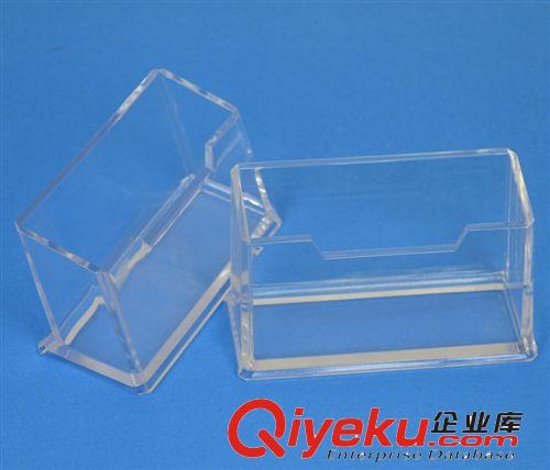 吉麗單格名片座G2960 名片盒 透明塑料  03010155原始圖片3