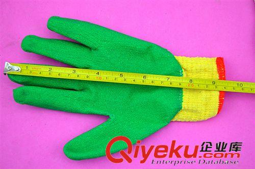 工廠直銷漢邦線皺 掛膠手套 防護(hù)手套 勞保手套PVC掛膠皺紋手套