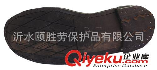 黃反絨牛皮防砸勞保靴 防砸輪胎底耐高溫防護(hù)鞋 臨沂勞保靴原始圖片2