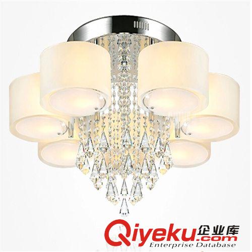 LED吸頂燈現代水晶客廳燈餐廳吊燈創意LED臥室燈廠家批發燈飾燈具