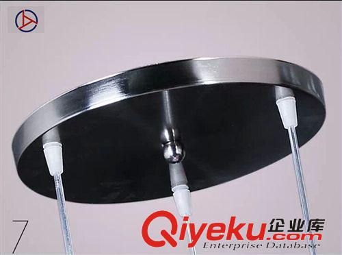 廠家批發(fā) lLED餐吊燈水晶餐廳燈具三頭收銀臺(tái)led燈多頭吧臺(tái)燈原始圖片3