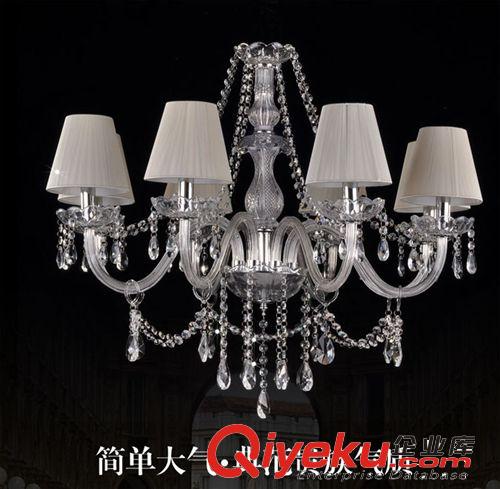 漢宮歐式服裝吊燈 黑色水晶吊燈 復古歐式展廳燈 HG001/8