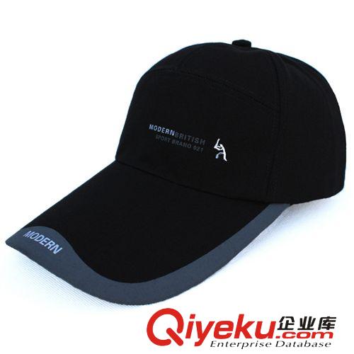 韓版光板棒球帽子8695純黑色光身無(wú)標(biāo)男女韓國(guó)太陽(yáng)鴨舌帽批發(fā)