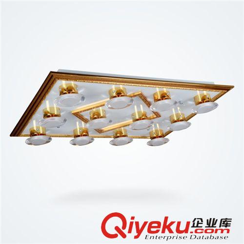 現代簡約長方形客廳燈水晶燈LED吸頂燈具大氣臥室燈餐廳房間燈飾原始圖片3