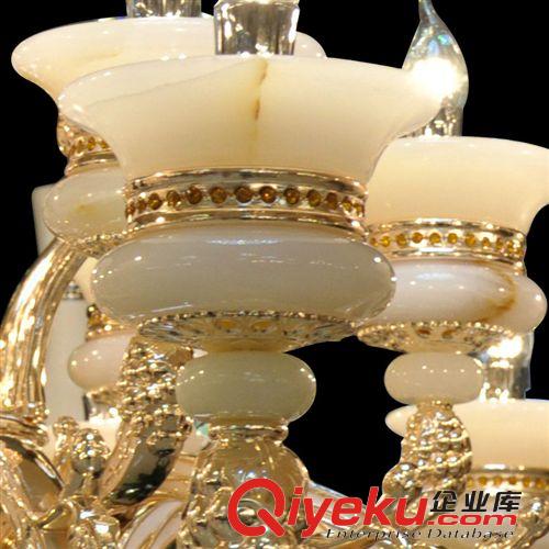 新款進口tr玉石 鋅合金水晶吊燈   歐式現在水晶燈 廠家直批原始圖片2
