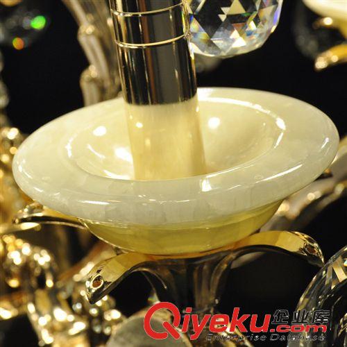 廠家直銷zpgd客廳玉石水晶燈LED吸頂燈臥室燈 別墅客廳吸燈原始圖片2