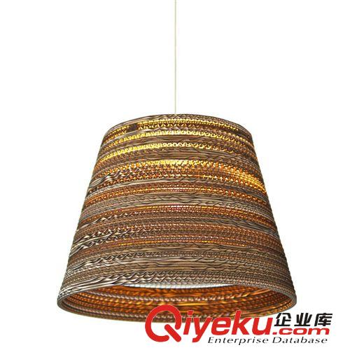 瓦楞紙吊燈宜家北歐吊燈 地中海臥室燈創(chuàng)意led餐廳裸蛹吊燈具