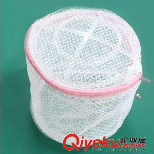 H9755折疊式文胸洗護(hù)袋白色帶支架胸罩護(hù)洗袋內(nèi)衣收納籃洗衣袋原始圖片2
