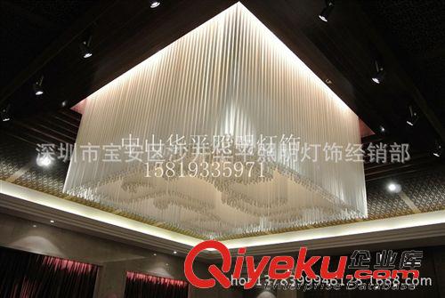 酒店飯廳賓館大堂燈 會所別墅KTV展廳水晶玻璃棒燈具供應 新款燈