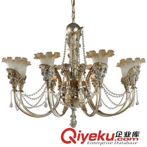 歐式仿古銀甲客廳吊燈奢華gd臥室餐廳燈美式鄉(xiāng)村tj地中海燈具原始圖片2