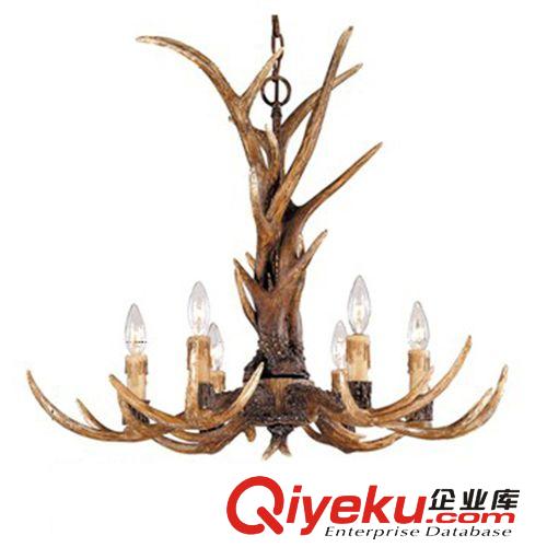 歐式樹(shù)脂仿古鹿角吊燈 美式田園走廊過(guò)道玄關(guān)燈 樹(shù)根吧臺(tái)特價(jià)燈具原始圖片2