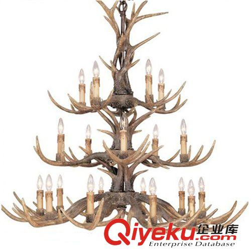 歐式樹(shù)脂仿古鹿角吊燈 美式田園走廊過(guò)道玄關(guān)燈 樹(shù)根吧臺(tái)特價(jià)燈具