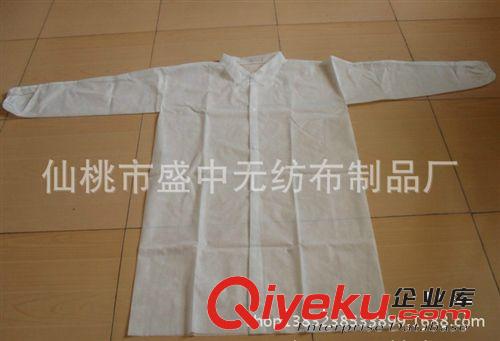 一次性無紡布工作服 無紡布實驗服白大褂防塵服 現貨供應原始圖片3