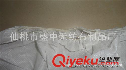 一次性鞋套 加厚無紡布覆膜鞋套 防水防滑防污手工鞋套原始圖片2