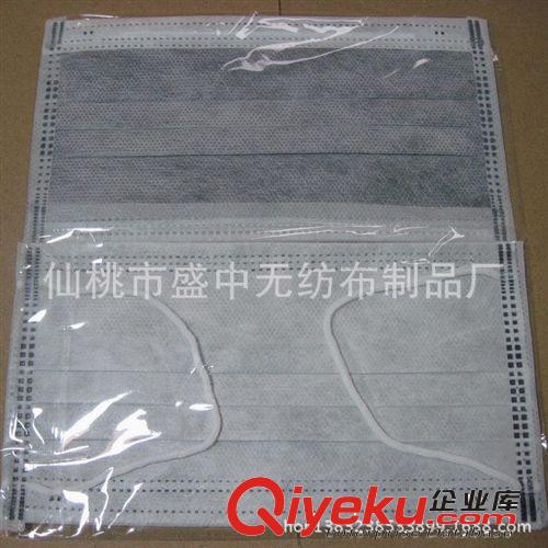 一次性口罩 無紡布活性炭口罩 四層防護防甲醛 單個獨立包裝原始圖片2